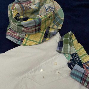 RL shirt & hat